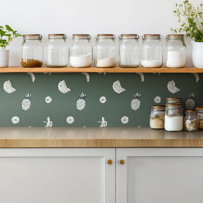 Pavimento vinílico Abacaxi e banana