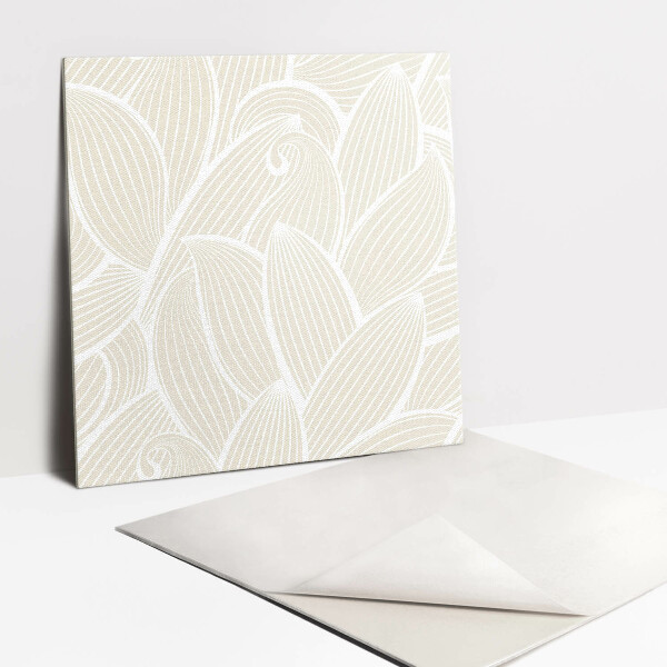 Piso vinilico Folhas lineares