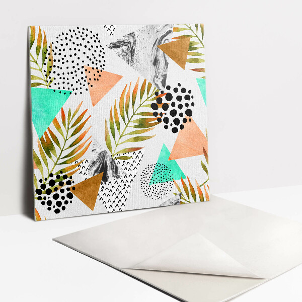 Piso vinilico Composição foliar