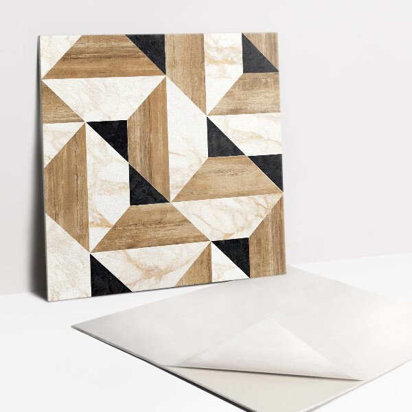 Piso vinilico Mármore e madeira