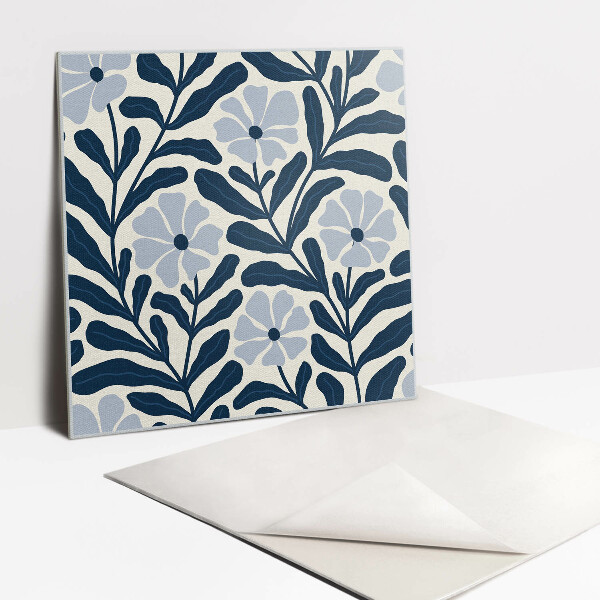 Pavimento vinílico Flores pintadas