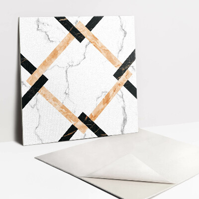 Piso vinilico Mármore e quadrados