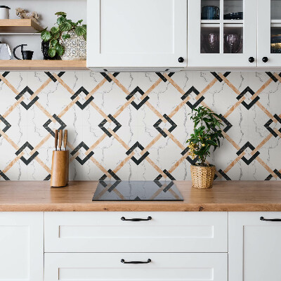 Piso vinilico Mármore e quadrados