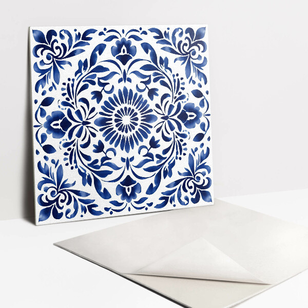 Piso vinilico ornamento floral