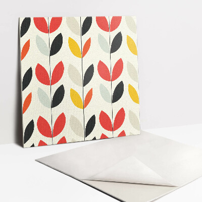 Pavimento vinílico Folhas de plantas boho