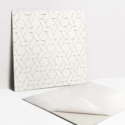 Pavimento vinílico Composição geométrica