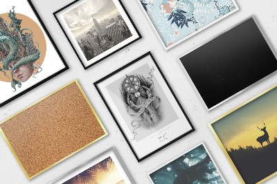 Preta Moldura Simples 40x60 cm