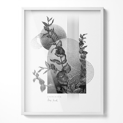 Preta Moldura Elegante 60x80 cm