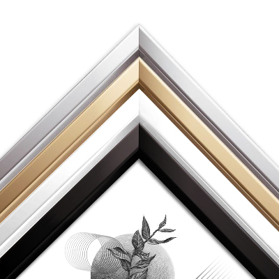 Branca Moldura Decorativa 50x50 cm