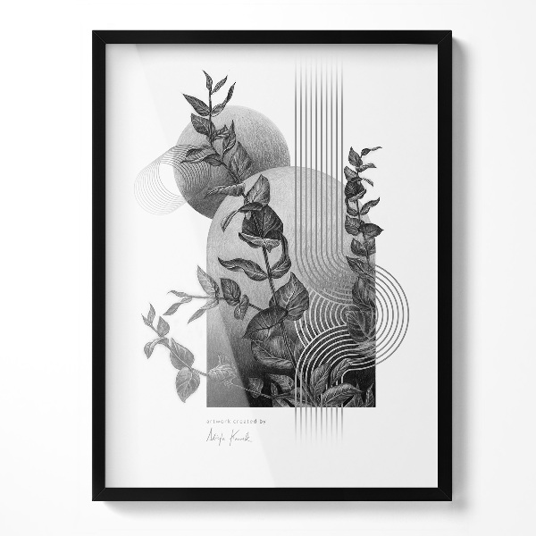 Branca Moldura Moderna 60x80 cm