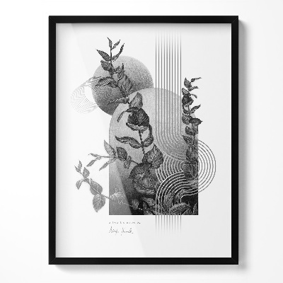 Branca Moldura Moderna 60x80 cm