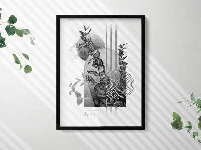 Branca Moldura Moderna 60x80 cm