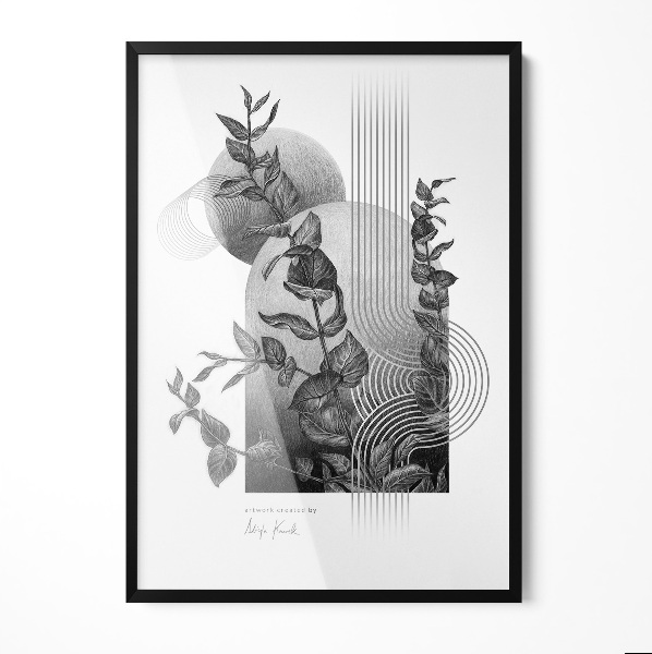 Branca Moldura Para Póster 70x100 cm