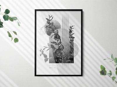 Branca Moldura Para Póster 70x100 cm