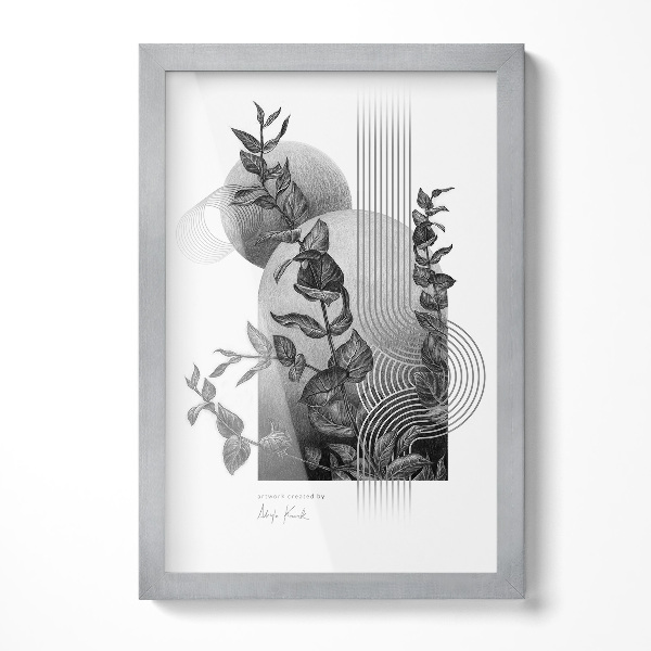 Prateada Moldura Elegante 20x30 cm