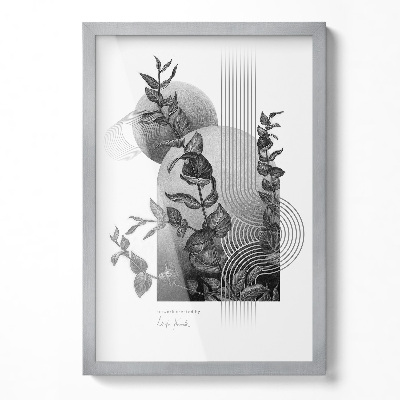 Prateada Moldura Para Quadros 40x60 cm