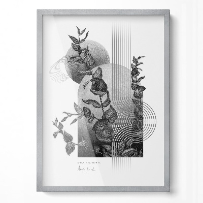 Prateada Moldura Para Póster 50x70 cm