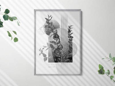 Prateada Moldura Para Fotografias 70x100 cm