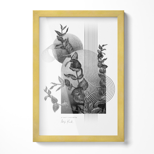 Dourada Moldura Decorativa 20x30 cm