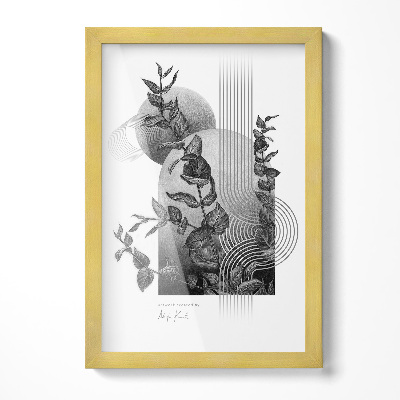 Dourada Moldura Decorativa 20x30 cm