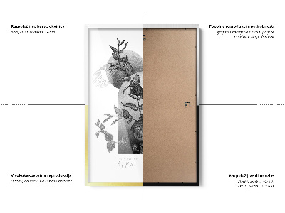 Dourada Moldura Decorativa 20x30 cm