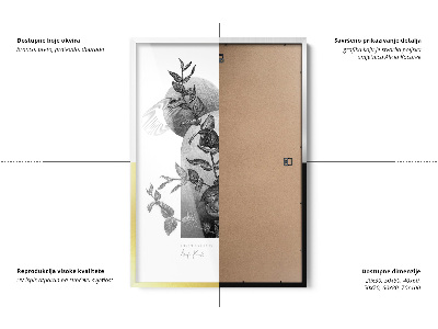 Dourada Moldura Decorativa 20x30 cm