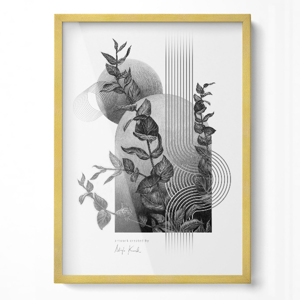 Dourada Moldura Para Fotografias 50x70 cm