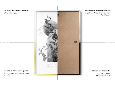 Dourada Moldura Universal 60x80 cm