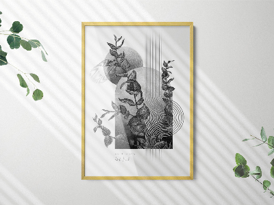 Dourada Moldura Moderna 70x100 cm