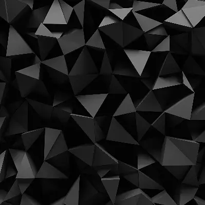 Estores de rolo interiores Origami preto