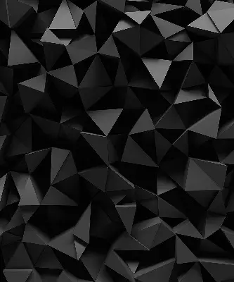 Estores de rolo interiores Origami preto
