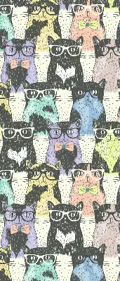 Estores de rolo em tecido Gatos
