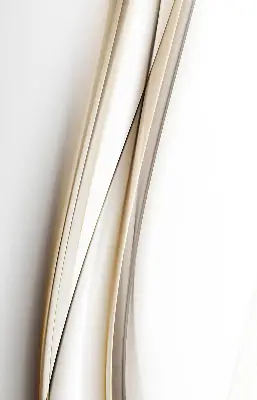 Estores de rolo para porta de varanda Onda em fundo branco