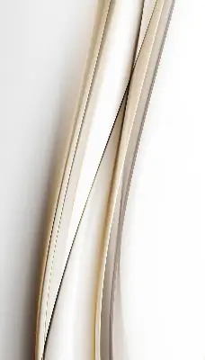 Estores de rolo para porta de varanda Onda em fundo branco