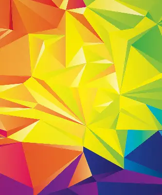 Estores de rolo interiores para janela Padrão de origami colorido