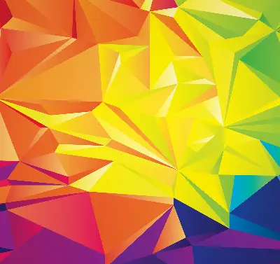 Estores de rolo interiores para janela Padrão de origami colorido