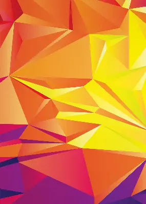 Estores de rolo interiores para janela Padrão de origami colorido
