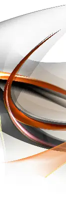 Estores de rolo em tecido Padrão de linha laranja