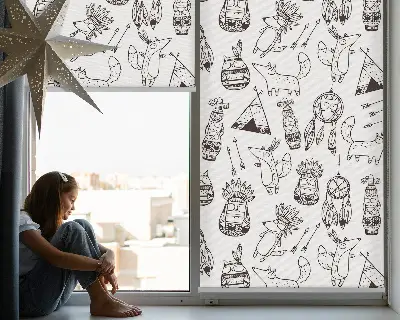 Estores de rolo para janela desenhos
