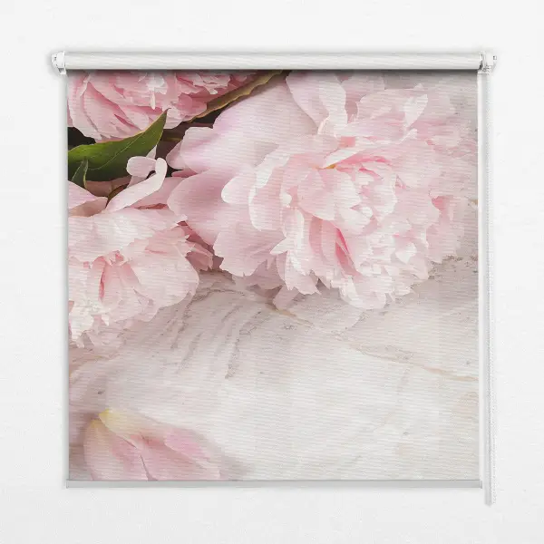Estores de rolo para porta de varanda Flores