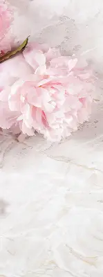 Estores de rolo para porta de varanda Flores