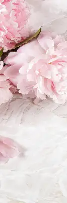 Estores de rolo para porta de varanda Flores