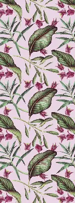 Estores de rolo interiores para janela Folhas tropicais