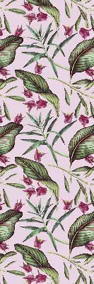 Estores de rolo interiores para janela Folhas tropicais