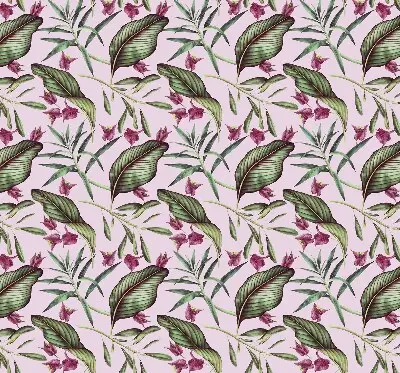 Estores de rolo interiores para janela Folhas tropicais