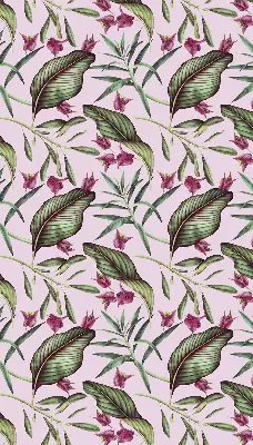 Estores de rolo interiores para janela Folhas tropicais
