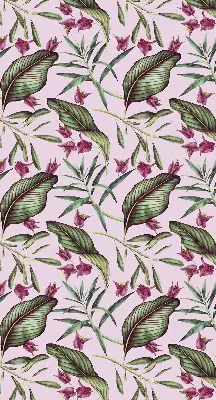 Estores de rolo interiores para janela Folhas tropicais