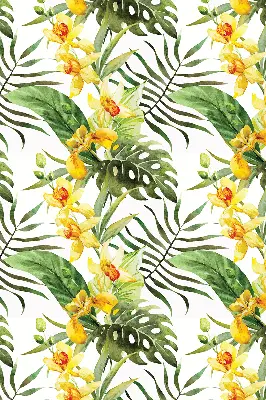 Estores de rolo para janela Flor amarela