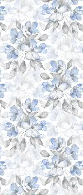Estores de rolo em tecido Flores