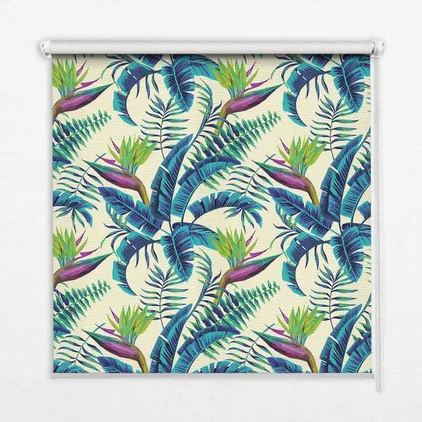 Estores de rolo para janela Plantas tropicais